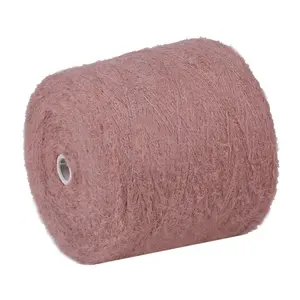 ekonomik tıknaz örme battaniye Suppliers-9s/1 - 100% polyester ip yün gibi saç bulanık iplik sentetik tıknaz battaniye kazak hırka el makine için örgü örgü