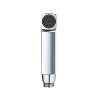 Accessoire de robinetterie de salle de bain moderne en plastique ABS, bidet portable pour toilettes, surface plaquée, pour hygiène des mains
