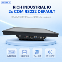 PC Panel Tanpa Kipas 17 Inci 1000nits Intel Core i5 10210U 1280x1024 4:3 Depan IP65 PCAP Touch 2xCOM RS232 LAN