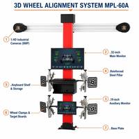 Équipement automobile le plus vendu : Équilibreuse de roues 3D et aligneur quatre roues pour atelier de pneus et service automobile, capacité 60 kg, 220 tr/min