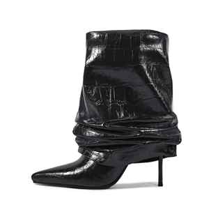 <span class=keywords><strong>Botines</strong></span> de <span class=keywords><strong>mujer</strong></span> con tacón de 10 cm y tacón ancho, de <span class=keywords><strong>piel</strong></span> sintética suave y brillante, con diseño de piedras, varios colores, t - Product Image 2