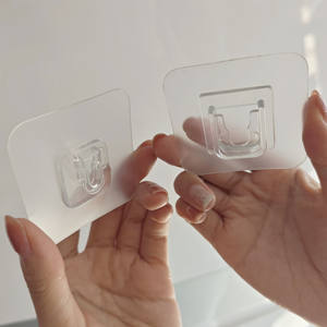 Estante transparente para enrutador montado en la pared, soporte para colgar, sin marcar, sin agujeros, fijador de filas, <span class=keywords><strong>pasta</strong></span>, Sub <span class=keywords><strong>Madre</strong></span>, novedad de PVC - Product Image 3