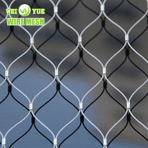 हस्तबुने स्टेनलेस स्टील तार रस्सी सीढ़ी रेलिंग बाड़ जाल जाल जाल - Product Image 2