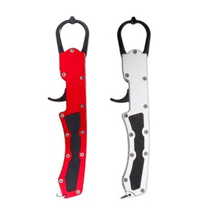 Pince de pêche en alliage d'aluminium Hg K6, contrôleur de poisson portable multifonctionnel avec corde de sécurité rouge et argentée - Product Image 5