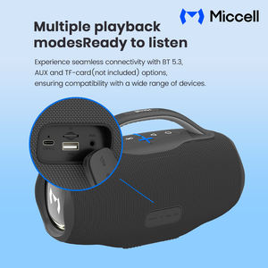 Haut-parleur sans fil TWS Miccell 70W pour une musique puissante avec batterie de 5000 mAh pour une utilisation en extérieur - Product Image 4