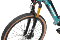 Vélo de montagne électrique CL 29 pouces, cadre en aluminium, batterie intégrée 36V 10.4Ah, frein à disque hydraulique, 9 vitesses, écran LCD, 350W sans balais
