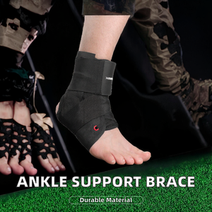 Soporte <span class=keywords><strong>de</strong></span> <span class=keywords><strong>Tobillo</strong></span> Ajustable con Cordones y Logotipo Personalizado, <span class=keywords><strong>Precio</strong></span> <span class=keywords><strong>de</strong></span> Fábrica, <span class=keywords><strong>para</strong></span> Alivio del Dolor y Esguinces - Product Image 2