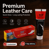 Betún para Zapatos Unisex Jinyang de 30g con Superficie Antideslizante en Relieve, Brillo Instantáneo, Fácil de Limpiar, Agarre Cómodo y Empaque en Caja