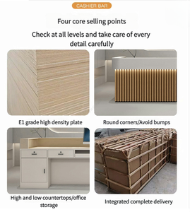 <span class=keywords><strong>Bureau</strong></span> de guide Service créatif et minimaliste Comptoir de <span class=keywords><strong>bureau</strong></span> moderne Réception Comptoir de bar - Product Image 4