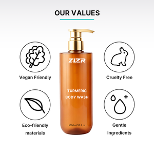 Private Label Skin Brightening Foaming Exfoliating Scrub Body Wash <b>Coconut</b> Tumeric Vitamin C Kojic Acid Papaya for Women All - Product Image 3