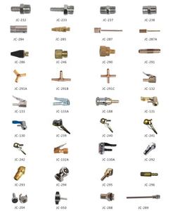 Europäische typ drei-in-eine schnell stecker vernickelt pneumatische stecker koppler joint 1/4 1/2 3/8 für PU NA luft schlauch schläuche - Product Image 5