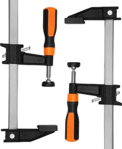 Penjepit Tekan F-Type Heavy-Duty F-Frame - Alat Penahan Sudut Kanan Cepat untuk Pekerjaan Kayu dan Pelat Tetap - Product Image 1