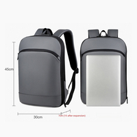 Mochila para ordenador, mochilas antirrobo ligeras, 15,6, bolsa impermeable para ordenador portátil de negocios para el Trabajo, Oficina, mochila para ordenador portátil para hombres