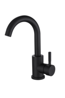 Robinet de cuisine classique avec robinet extractible en acier inoxydable 304 série mitigeur de cuisine/lavabo/douche poli/noir