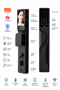 SINON Serrure de porte intelligente étanche Tuya WiFi ZigBee avec reconnaissance faciale et empreinte digitale, serrure électronique sans clé pour villa et appartement - Product Image 3