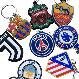 Llavero Conmemorativo de Fútbol de 4 Centímetros para Aficionados del Inter de Milán, AC Milan, Arsenal, <span class=keywords><strong>Juventus</strong></span> y Roma - Product Image 1