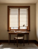Stores enrouleurs en tissu de qualité supérieure : un mélange parfait de minimalisme moderne et de fonctionnalité quotidienne pratique. Fenêtre élégante et confortable