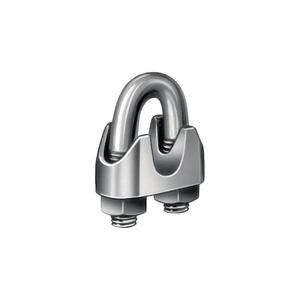 Kleinsorge Abrazadera de cable similar a DIN 741 rosca M5 tamaño nominal 5,0mm galvanizado - Product Image 1