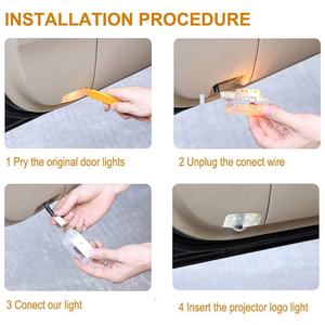 Projecteur de lumière ombre fantôme, lampe Led de porte de voiture, style de lampe pour Byd S6 S7 E6 Tang <span class=keywords><strong>Song</strong></span> Qin Ghost ombre - Product Image 6