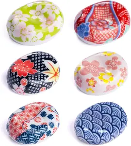 Набор из 6 керамических палочек для еды в японском стиле