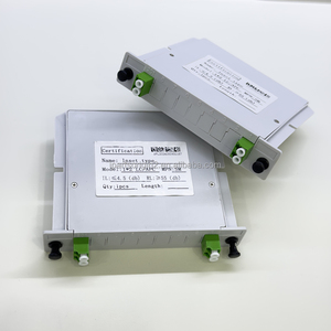 Divisor de Fibra Óptica Tipo Inserto 1x2 LC APC SM, Caja Divisora de Fibra Monomodo, Módulo LGX, Disponible para OEM - Product Image 4