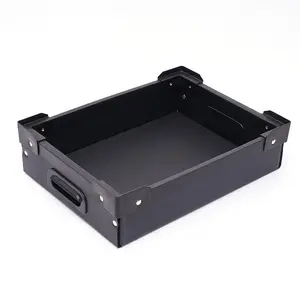ESD Carry Plastic Handle For PP Black Corrugated Box