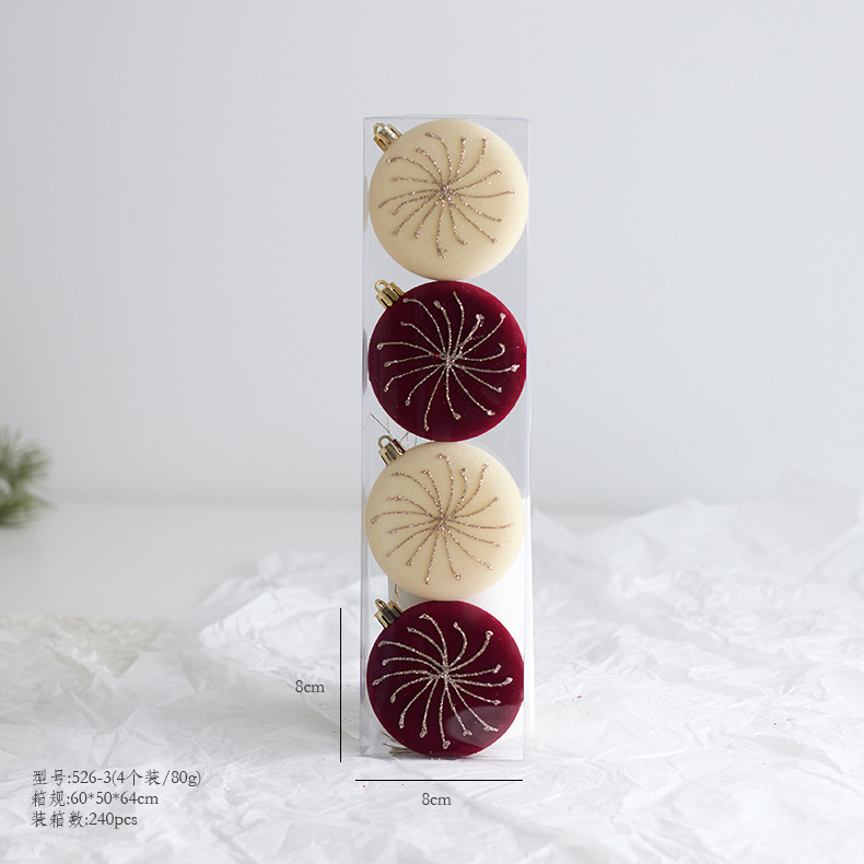 526-3 (gâteau rond de 8 cm, paquet de 4)