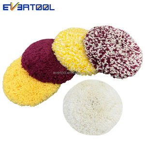 Tampon de polissage EVERTOOL 100% laine double face 9/10 pouces-Tampons de polissage en laine pour ponçage de <span class=keywords><strong>carrosserie</strong></span> ou de finition de métal - Product Image 5