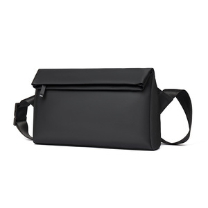 Men's Fashion Messenger Bag Casual Crossbody Bag <b>square</b> Phone Bag for Men With Waterproof Durable Oxford and Zipper Closure - Product Image 6