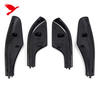 Pour Toyota Land Cruiser LC100 FJ100 98-07 – Cache-pieds de barres de toit extérieures noirs, protection d'extrémité, coque, accessoires