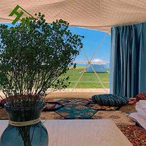 Prefab Terisolasi Geo Dome Tahan Air Camping Geodesic Dome <span class=keywords><strong>Tenda</strong></span> <span class=keywords><strong>Tenda</strong></span> dengan Tirai - Product Image 5