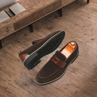 Zapatos Casuales para Hombre Antideslizantes para Oficina con Plantilla de Goma Talla Grande 37-47 Zapatos Formales para Hombre
