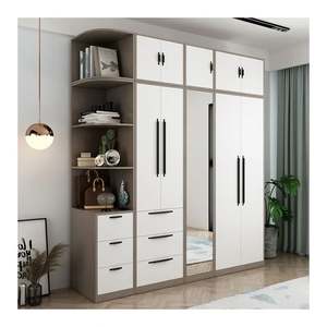 Muebles para el Hogar, Armario de Diseño con 4 Puertas de Tela para Colgar Ropa, Diseño DIY - Product Image 2