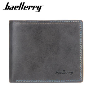 กระเป๋าสตางค์แบบพับสามตอนสำหรับผู้ชาย Baellerry สีเทาอเนกประสงค์สำหรับใช้ในชีวิตประจำวัน - Product Image 5