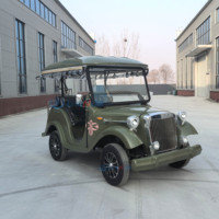 Autobús Turístico Eléctrico Clásico Vintage de 5 Plazas, Coches Turísticos Retro para Adultos, Transporte Especial Automático, Coche Antiguo