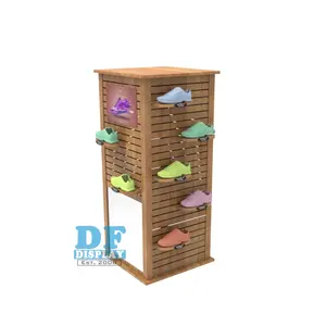 SH31213 four -sided floor shoe display stand sport shoes display rack bag stand floor accessories/caps ball rack