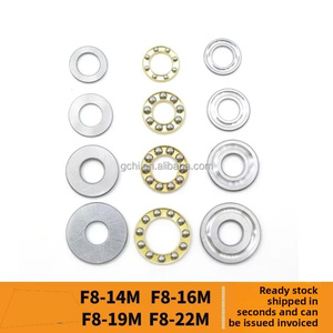 Vòng bi F8-14 8-16 8-19 8-22m 8mm Đường kính bên trong phẳng lực đẩy bóng mang thép đồng người lưu giữ - Product Image 6