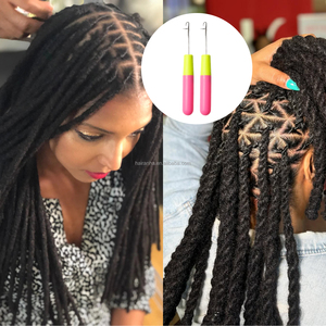 Ganchos de Crochet con Mango de Plástico para Extensiones de Cabello, Venta al Por Mayor de Fábrica, Herramientas de Peluquería DIY - Product Image 6