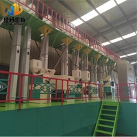Usine de traitement du riz 15-20TPD avec système de nettoyage, décortiqueuse, séparateur de paddy, double moulinage et polissage du riz