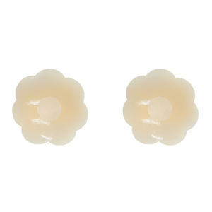 Dare Show Autocollant de poitrine en silicone ultra-mince perlé anti-exposition poitrine pour photos de mariage imperméable et spécial petite taille - Product Image 5