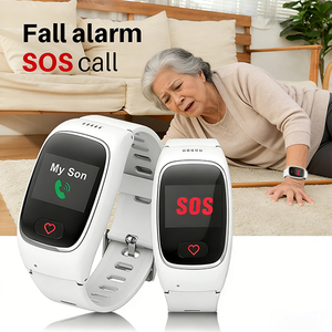 Reloj Inteligente con Llamada SOS de Múltiples Posiciones para Alzheimer, Detección de Caídas, Comandos por SMS, Rastreador GPS para Personas Mayores que Viven Solas - Product Image 1