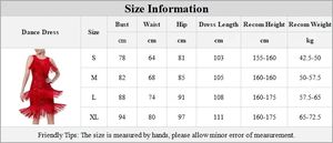 Professionnel paillettes rugissant gland robe <span class=keywords><strong>de</strong></span> <span class=keywords><strong>danse</strong></span> latine femmes <span class=keywords><strong>danse</strong></span> <span class=keywords><strong>tenue</strong></span> Rumba Tango Samba scène Dancewear - Product Image 6