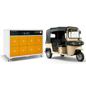 MIYAJI Tuk-tuk/Triciclo Elettrico Passeggeri con Carrozzeria Chiusa 1+3 Posti 50-70Km/h Supporta Sostituzione Batteria Ricarica Rapida Multiuso - Product Image 3