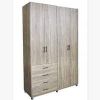 American Style Wooden Storage Wardrobe Closet