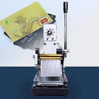 Petite presse à chaud spéciale pour cartes PVC, pour l'embossage de cartes de membre et le marquage de bandes magnétiques