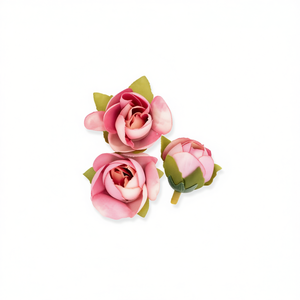 Rose Artificiali ILAN 2,5cm 3 Pezzi per Decorazioni Artigianali - Product Image 1