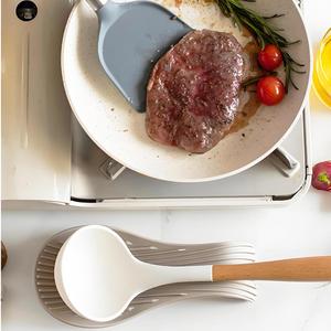 Food Grade <b>Silicone</b> Spoon & Spatula Rest, BPA Free Heat Resistant, Stove Top Countertop Kitchen <b>Tool</b> Holder - Product Image 4