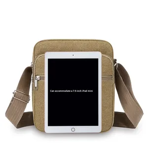 Sac d'affaires multi-couches en tissu Oxford, sac à bandoulière pour femmes et hommes, petit sac carré tendance, modèle <span class=keywords><strong>C109</strong></span> - Product Image 3