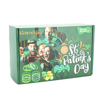 Boîte cadeau personnalisée imprimée avec couvercle et fond, ensemble d'emballage pour fêtes et festivals, kit de décoration de vacances, boîte d'expédition pour abonnement e-commerce