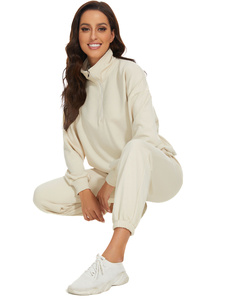 <span class=keywords><strong>Ensemble</strong></span> de survêtement deux pièces respirant personnalisé OEM pour l'automne et l'hiver, pour l'entraînement, la course à pied, le <span class=keywords><strong>sport</strong></span>, <span class=keywords><strong>ensemble</strong></span> de jogging de haute qualité pour femmes - Product Image 5